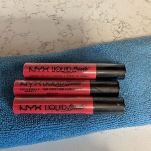Lot Of 3 NYX Suede Liquid Lipstick Life’s A Beach New Factory Sealed